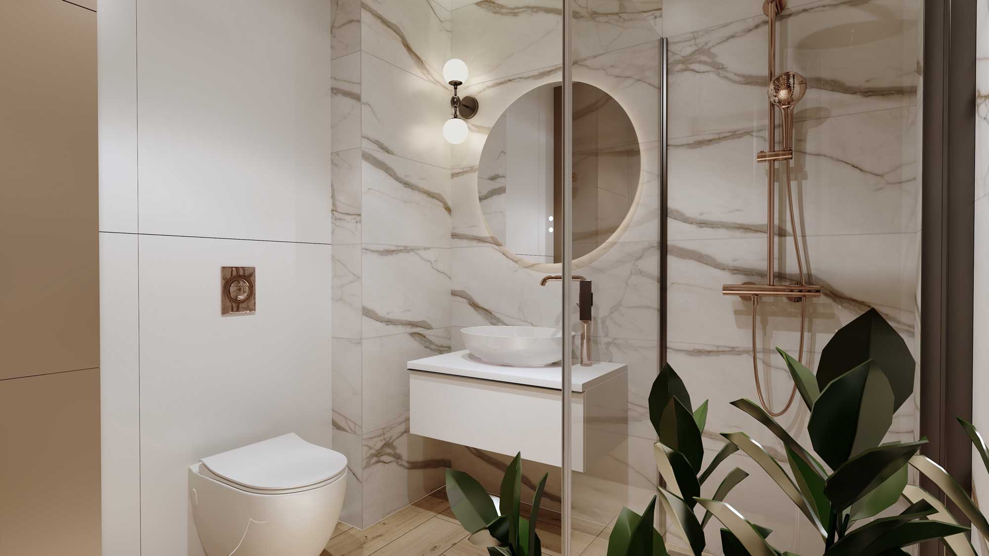 Elita Look szafka 80x44,9x28,1 cm podumywalkowa wisząca biała RE080803028060