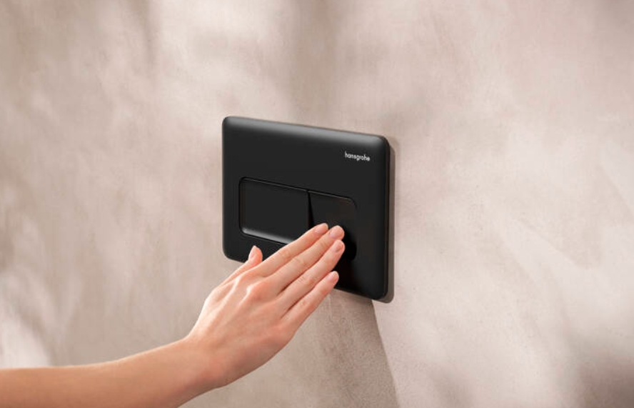 Hansgrohe iFrame Original Q przycisk spłukujący do WC czarny 66001670 - Wysyłka w 24h