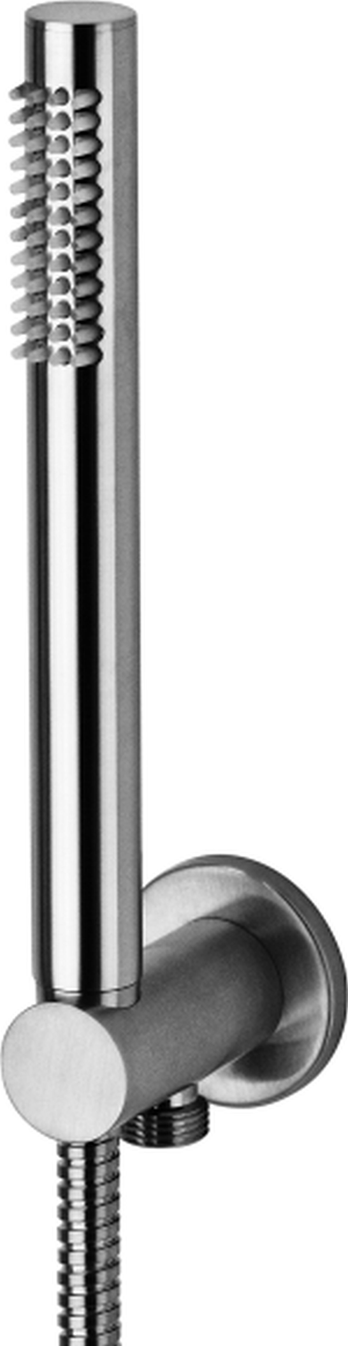 Paffoni Light zestaw prysznicowy ścienny stal szczotkowana ZDUP094ST