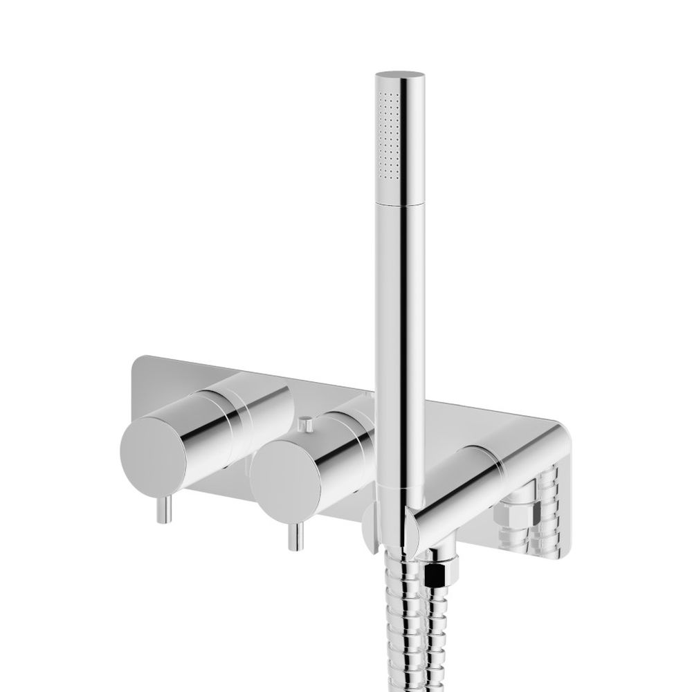 Kohlman Axel bateria wannowo-prysznicowa podtynkowa termostatyczna chrom QW265A