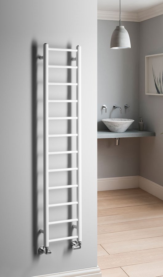 Sapho Dina grzejnik łazienkowy 30x138 cm biały mat IR363W