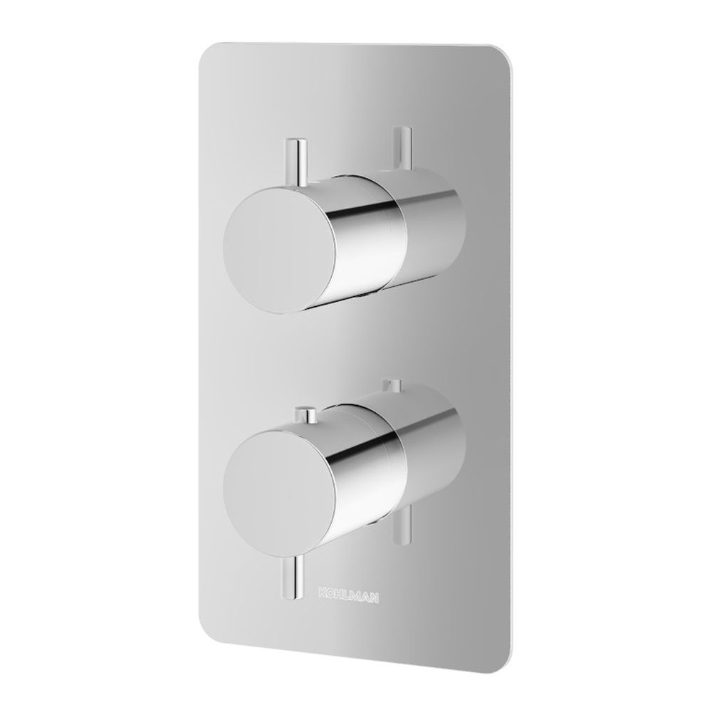 Kohlman Axel bateria wannowo-prysznicowa podtynkowa termostatyczna chrom QW433A