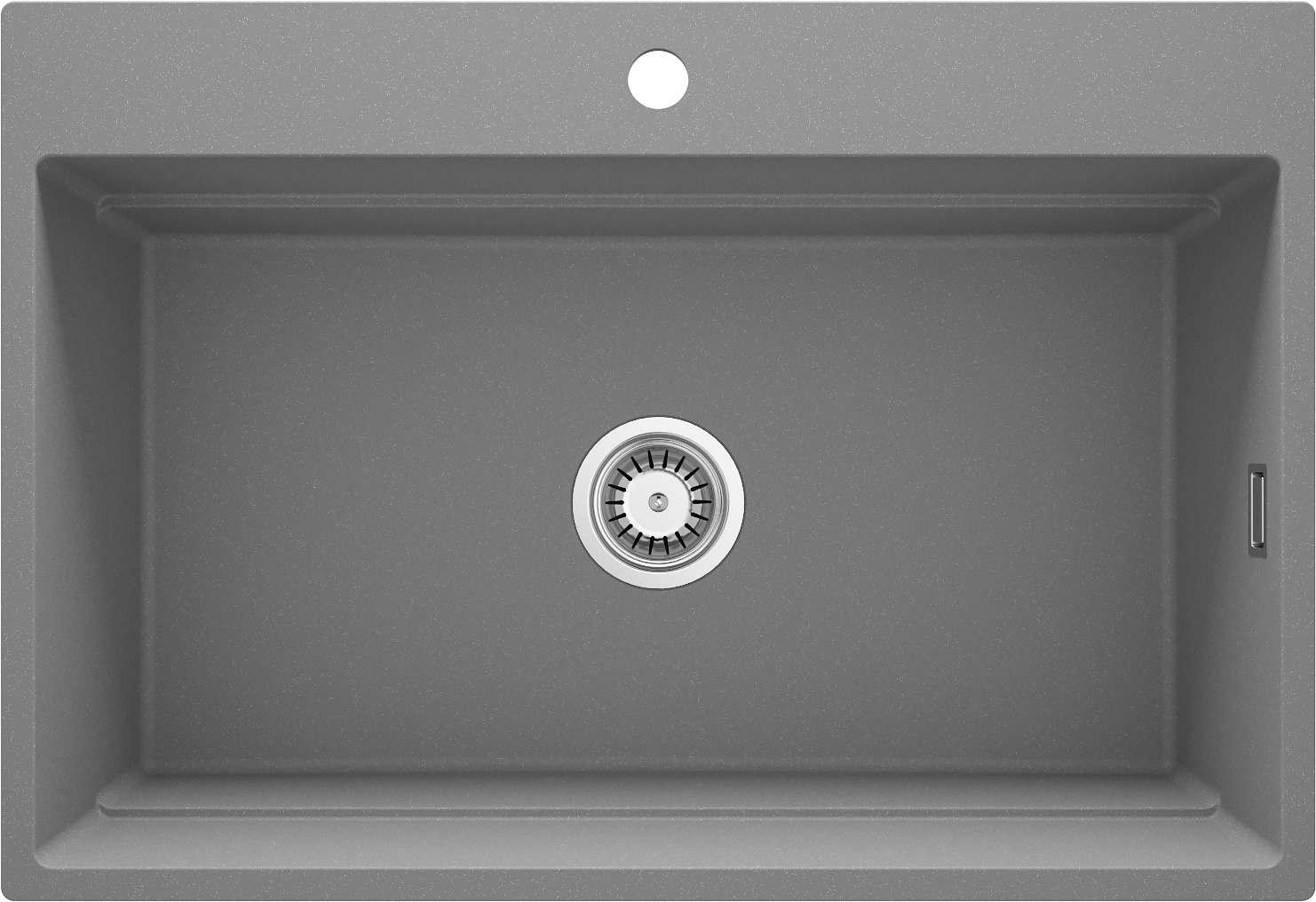 Deante Magnetic zlewozmywak granitowy 76x52 cm szary metalik ZRM_S10B - Wysyłka w 24h