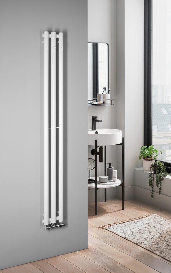 Sapho Pilon grzejnik łazienkowy 180x19,6 cm biały IZ127T