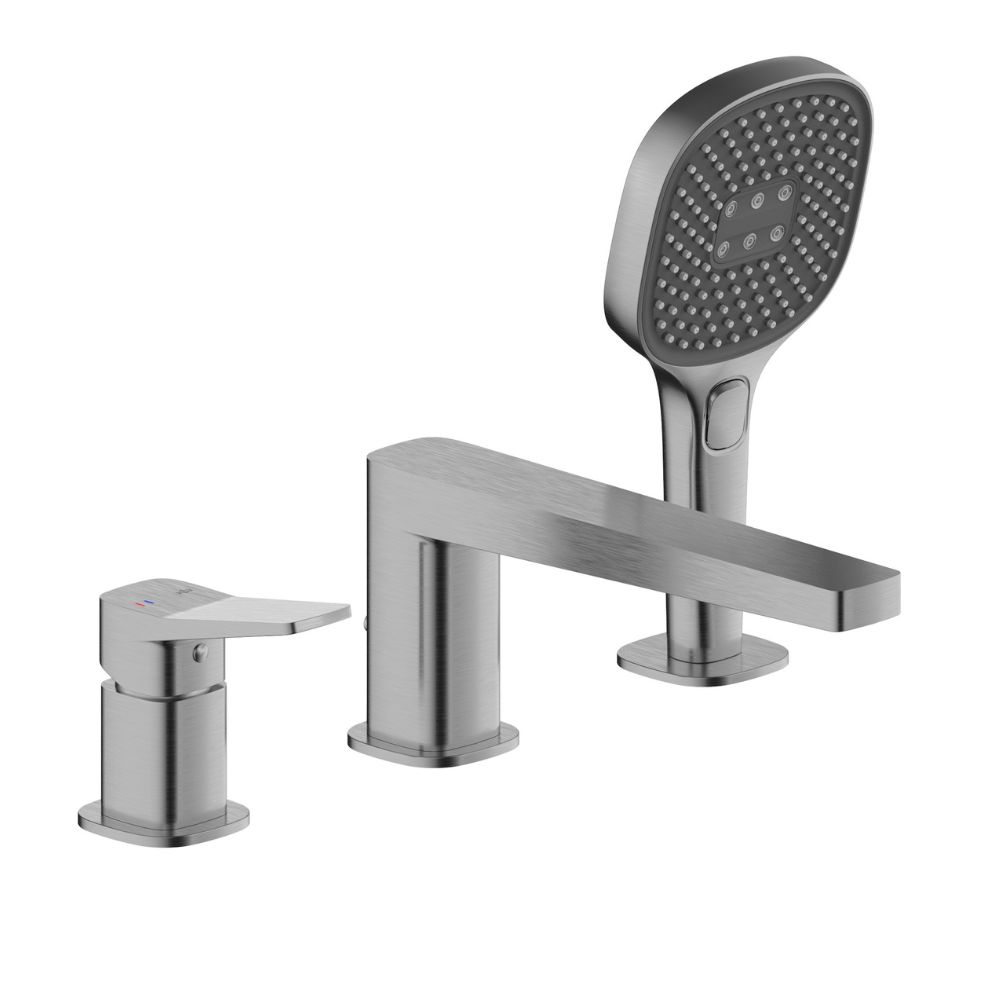 KFA Armatura Malaga bateria wannowo-prysznicowa nawannowa gun metal grey 4525-210-61