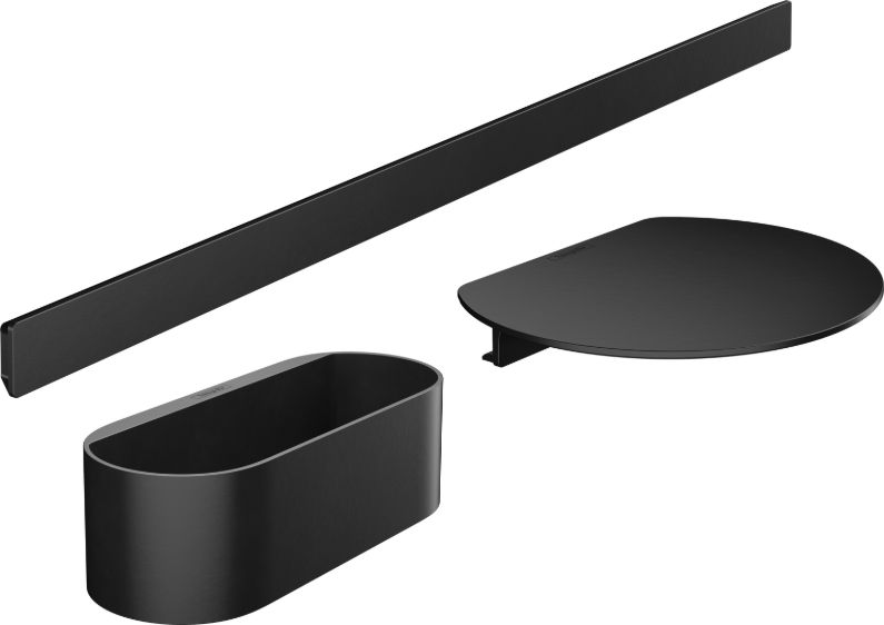 Hansgrohe WallStoris zestaw akcesoriów czarny 27966670