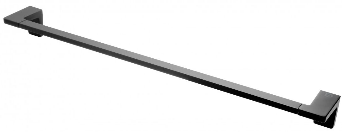 FDesign Piazza wieszak na ręcznik 60 cm drążek pojedynczy czarny mat FD6-PZA-01-22