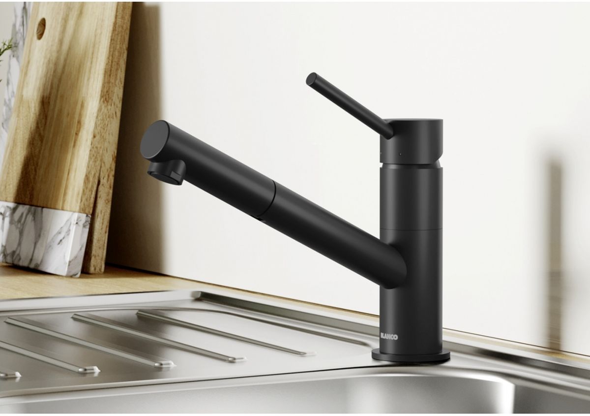 Blanco Kano-S bateria kuchenna stojąca czarny mat 526668 - Wysyłka w 24h