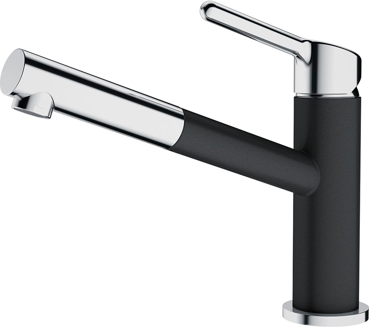 Franke Orbit Pull-Out bateria kuchenna stojąca z wyciąganą wylewką chrom/onyx 115.0623.057 - Wysyłka w 24h