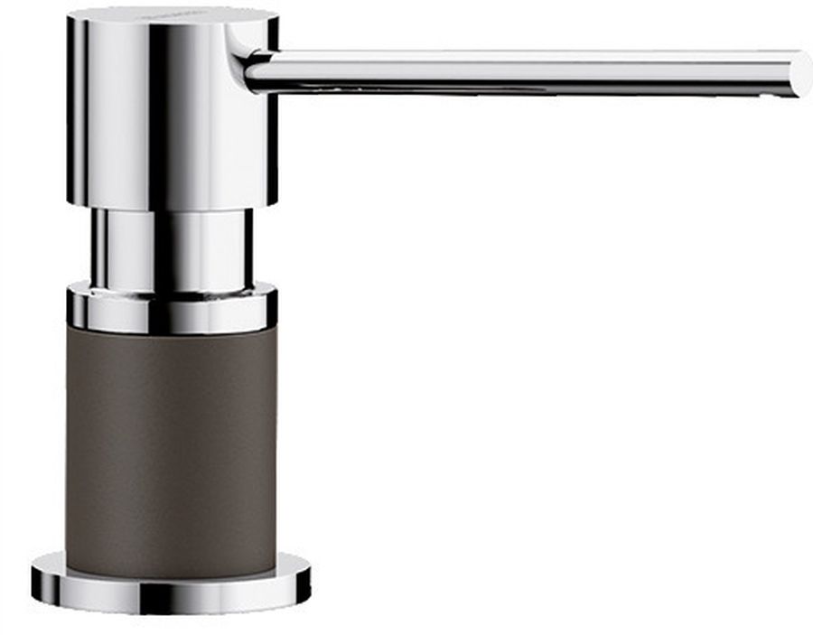 Blanco Lato dozownik do płynu 300 ml blatowy kawowy/chrom 525815