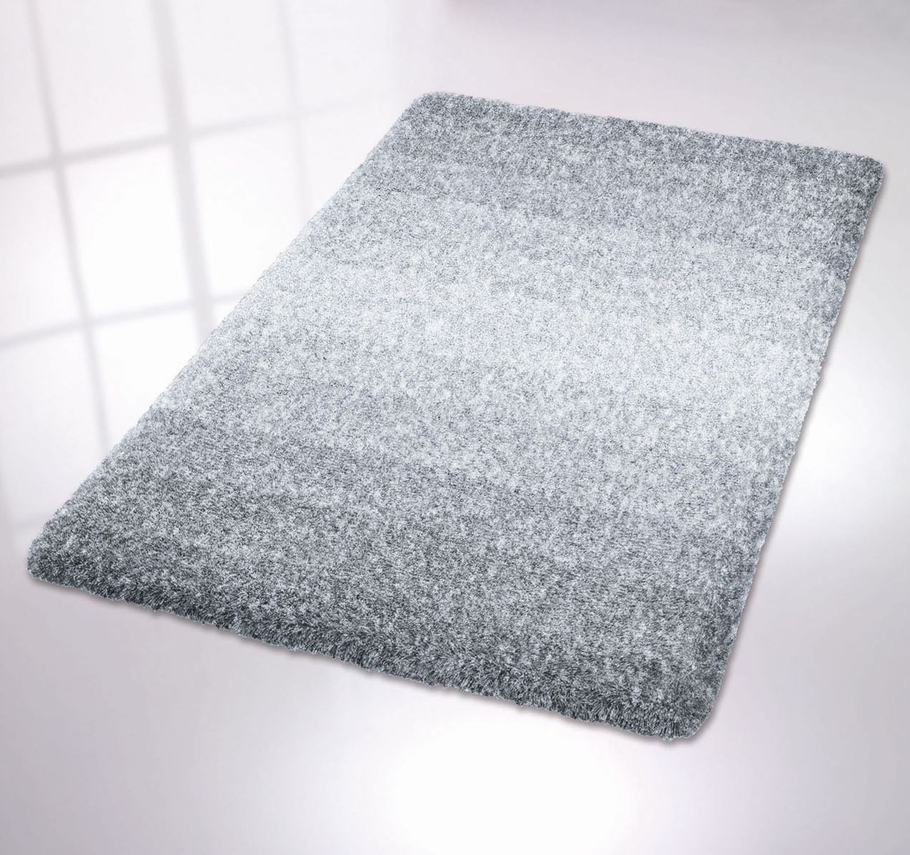 Kleine Wolke Oslo dywanik łazienkowy 120x70 cm prostokątny szary 4077977225