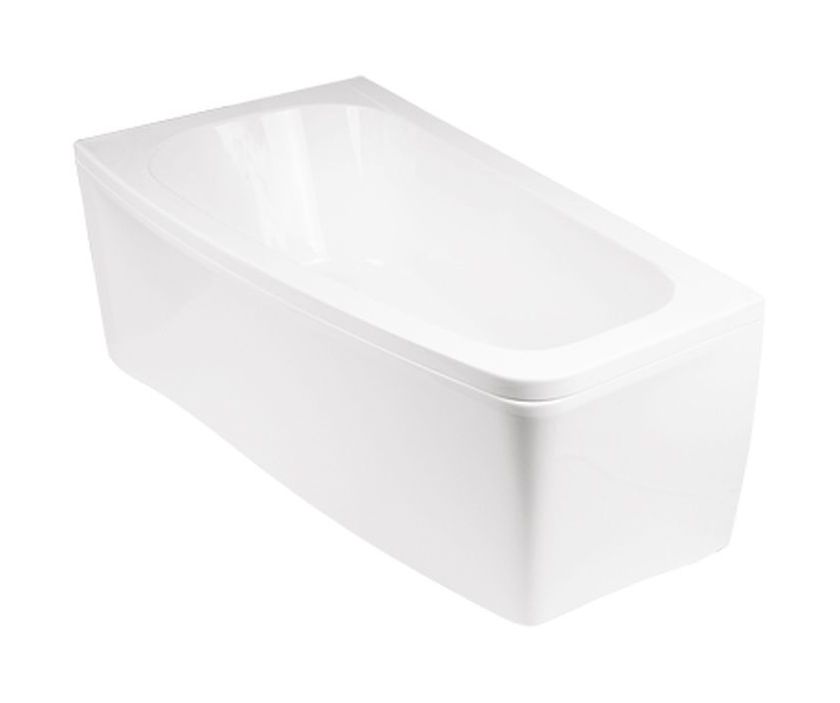 Besco Luna obudowa do wanny 150 cm lewa biała OAL-150-NL