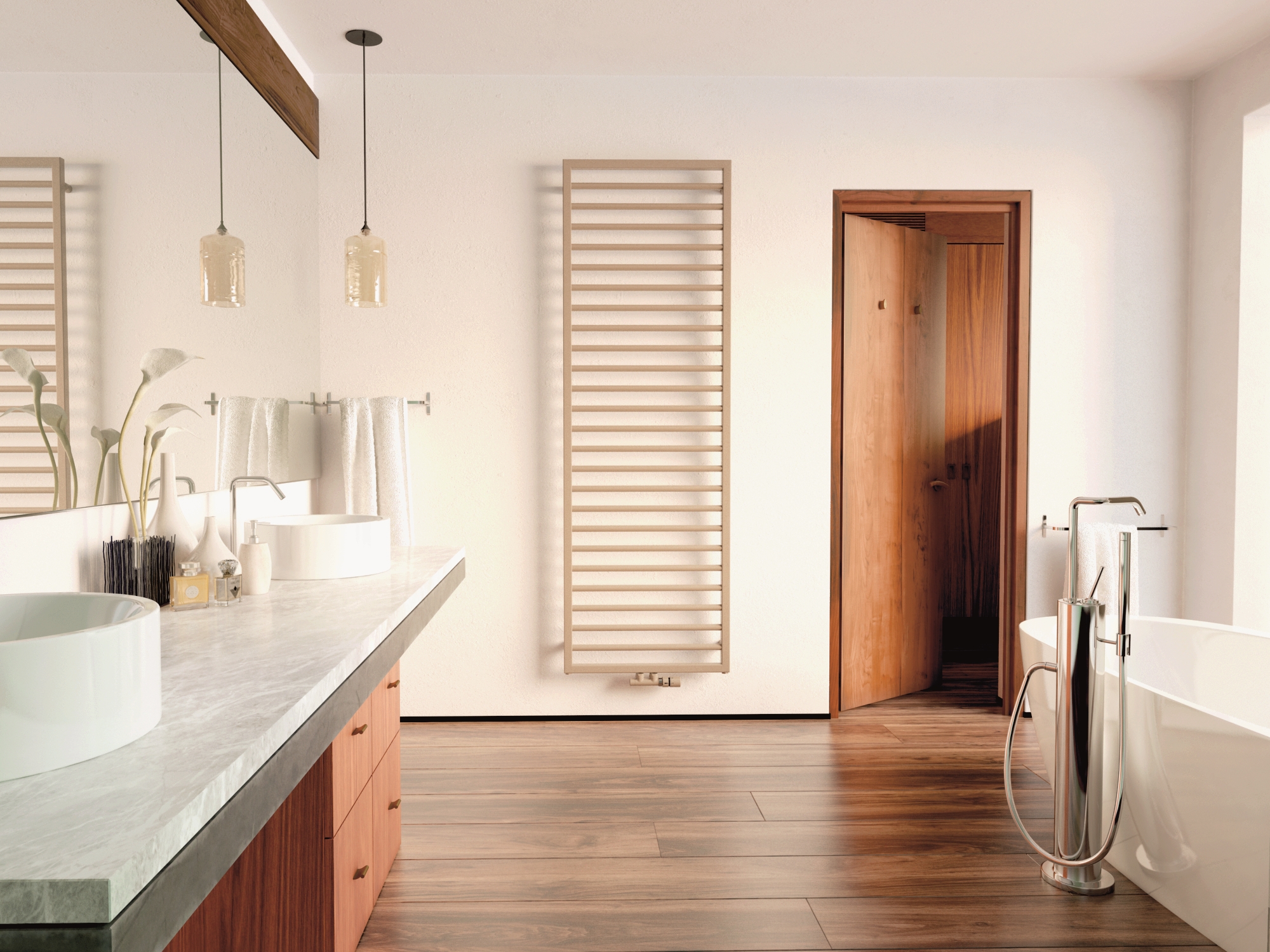 Zehnder Subway grzejnik łazienkowy 126,1x60 cm biały SUB130-060