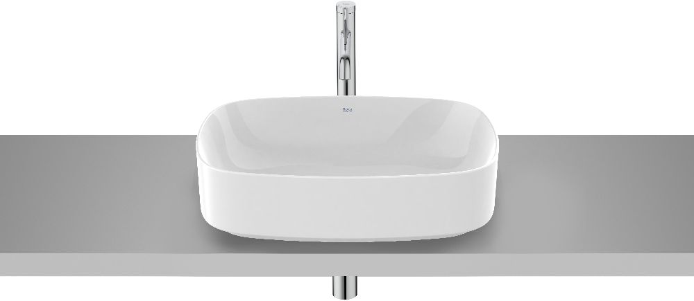 Roca Ona umywalka 50x37 cm prostokątna nablatowa biała A3275L0000 - Wysyłka w 24h