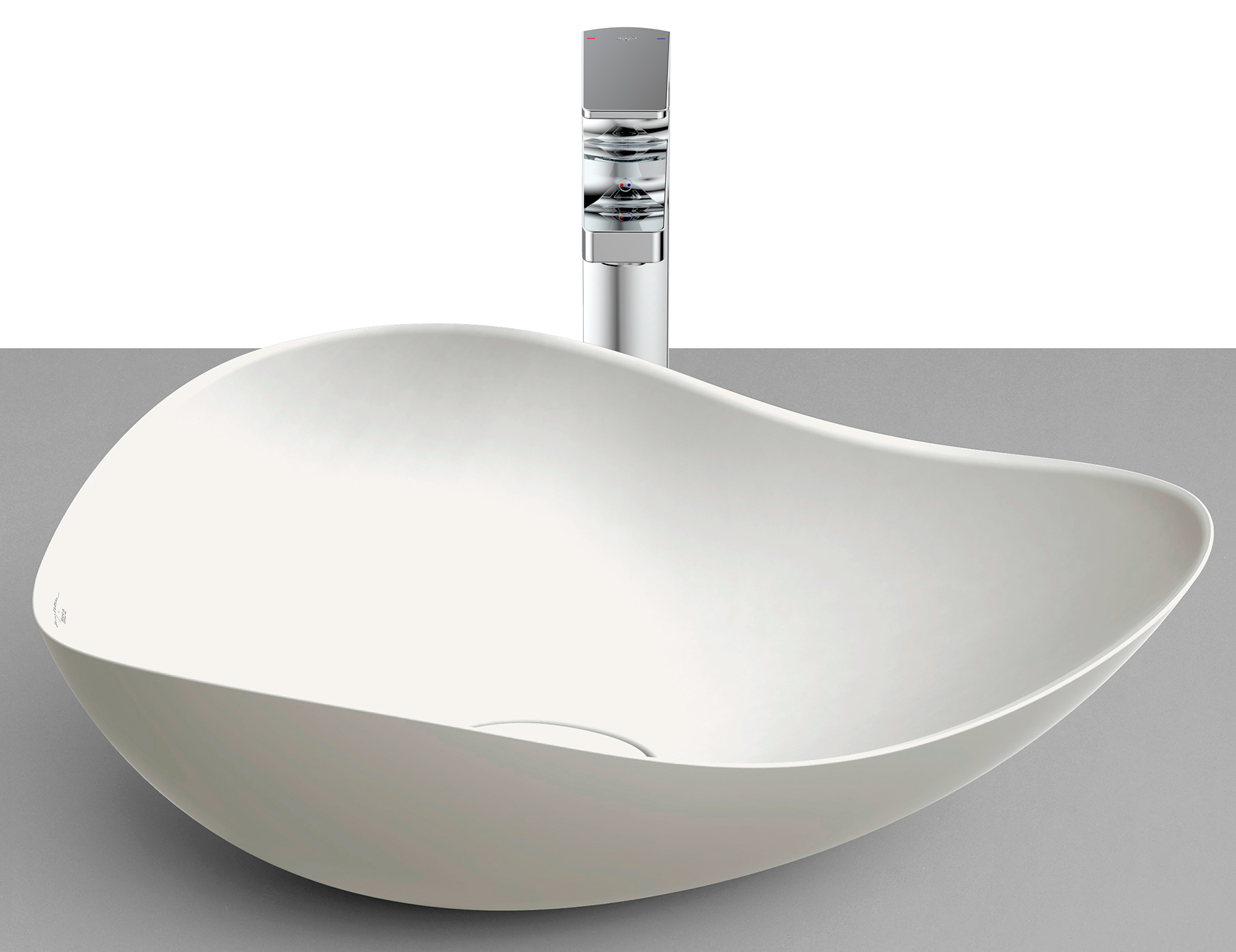 Roca Ohtake umywalka 54x37,5 cm nablatowa A327A13630