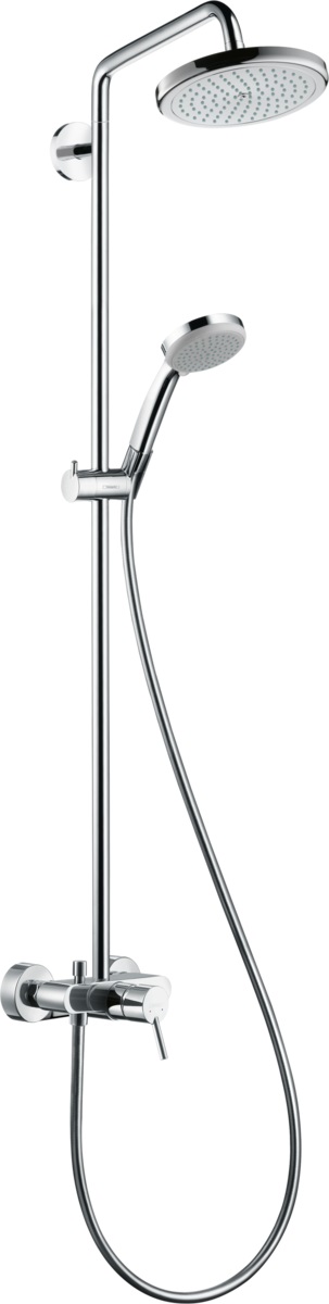 Hansgrohe Croma 220 Showerpipe zestaw prysznicowy ścienny chrom 27222000