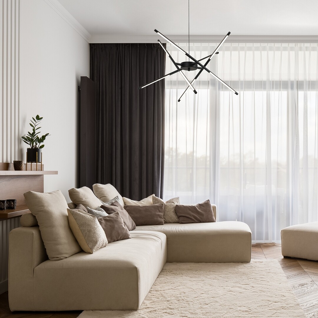 Rabalux Henli lampa wisząca 30 W biała-czarna 72237