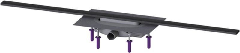 Kessel Linearis Infinity odpływ liniowy prysznicowy 120 cm czarny szczotkowany 45302.12