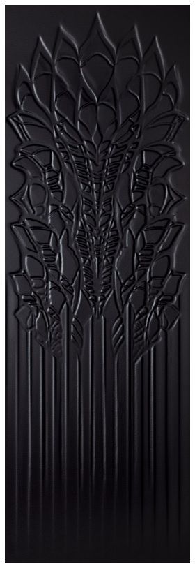 Paradyż Cold Crown płytka ścienna 39,8x119,8 cm czarny