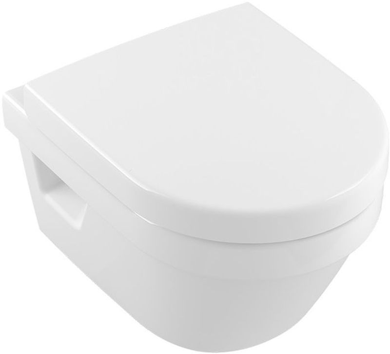 Villeroy & Boch Architectura miska WC bez kołnierza wisząca CeramicPlus Weiss Alpin 4687R0R1