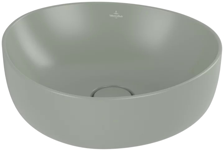 Villeroy & Boch Antao umywalka 40x39,5 cm nablatowa Morning Green 4A7240R8
