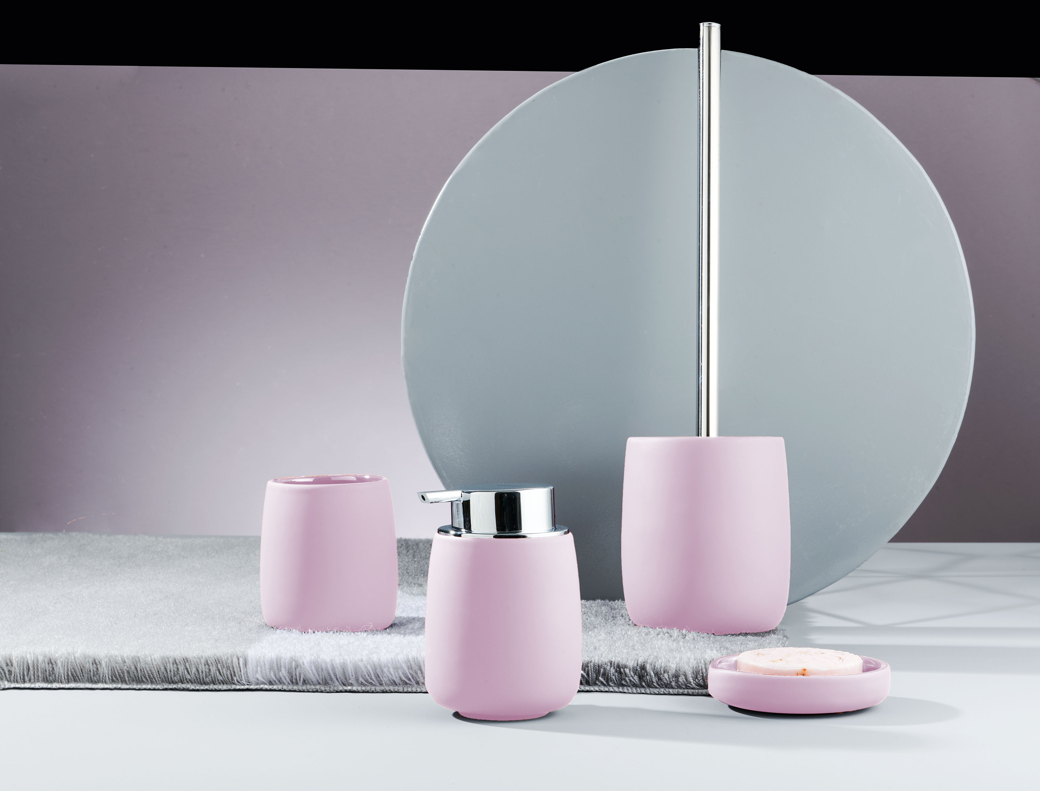 Kleine Wolke Eclipse mydelniczka stojąca różowy mat 8036852853