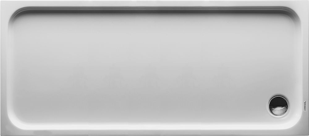 Duravit D-Code brodzik 170x75 cm prostokątny Antislip biały 720100000000001