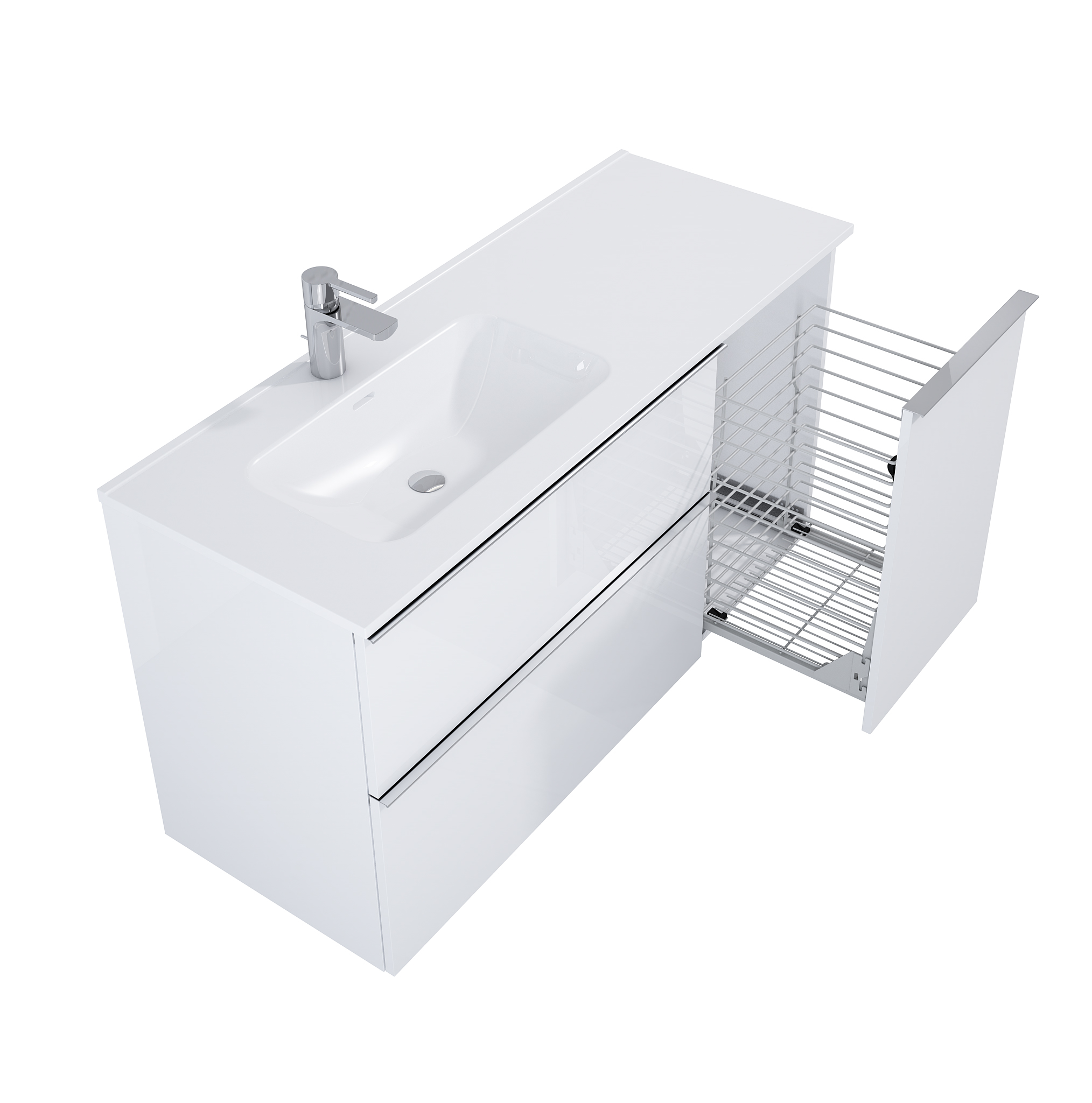 Elita Skappa umywalka 101x46,6 cm prostokątna meblowa-z blatem biała RE041004068060 - Wysyłka w 24h