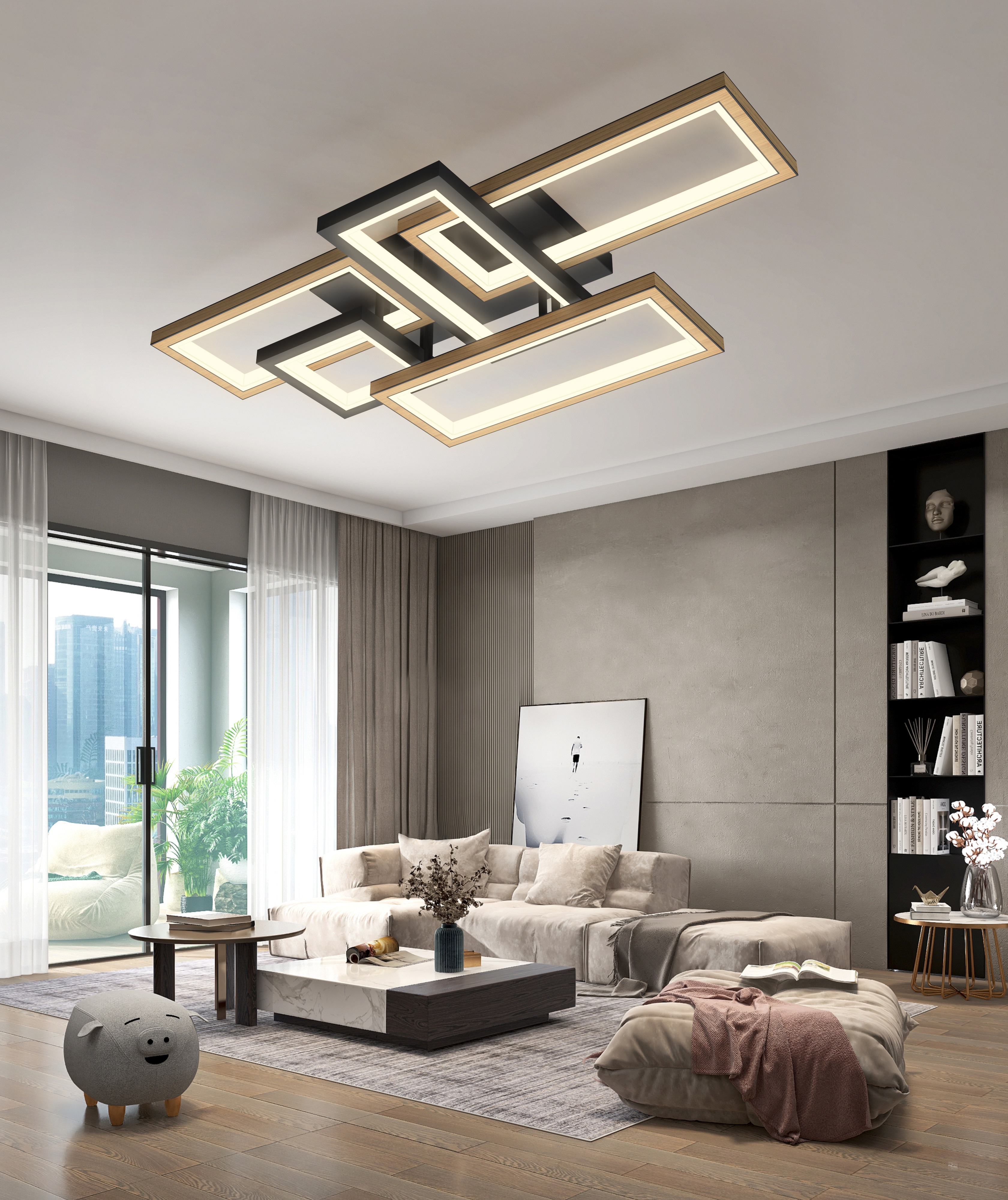 Wofi Matera lampa podsufitowa 5x12 W czarna 9022-506 - Wysyłka w 24h