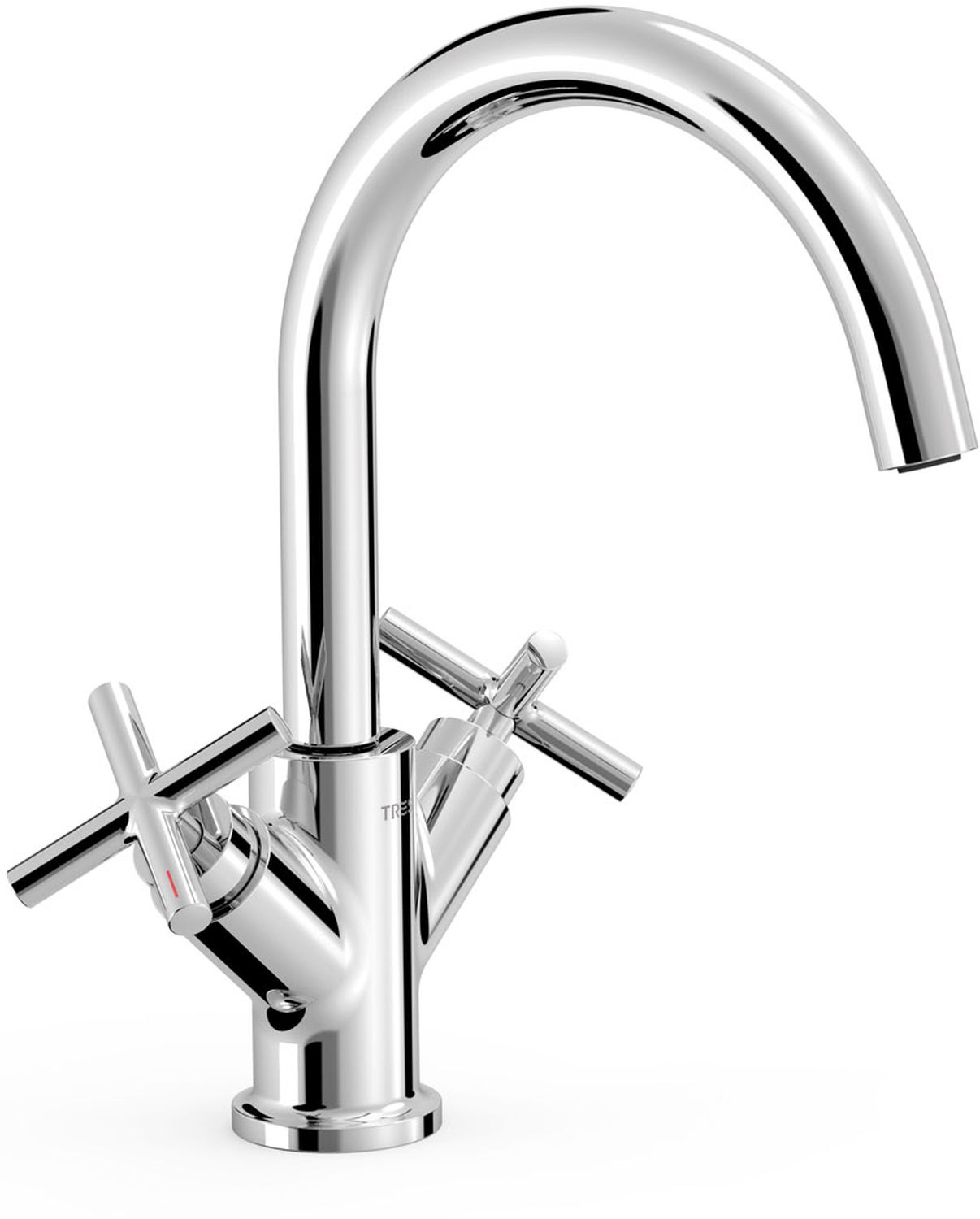 Tres Mont Blanc bateria umywalkowa stojąca chrom 28320301