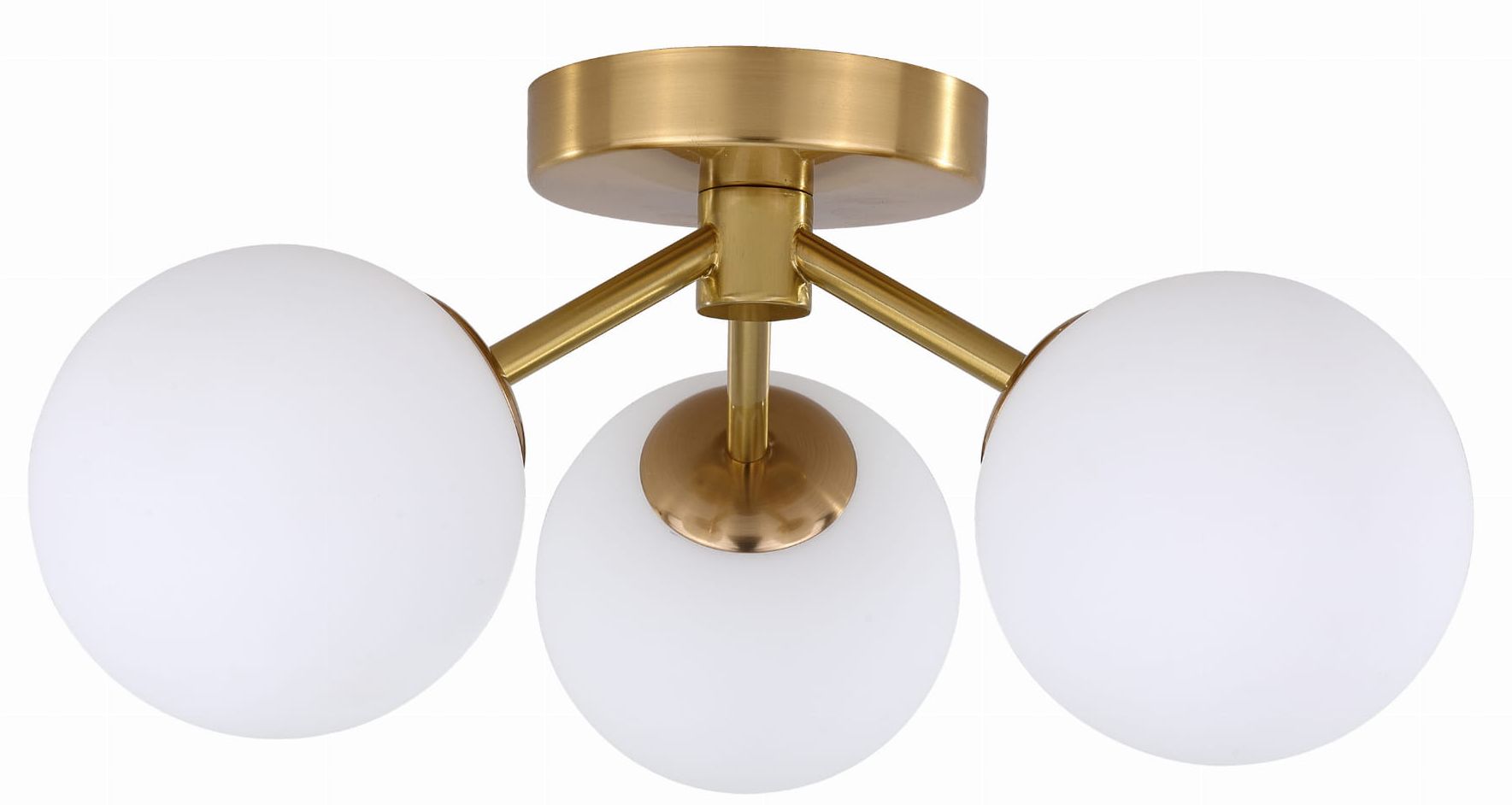 Light Prestige Dorado lampa podsufitowa 3x40 W biała-złota LP-002/3C - Wysyłka w 24h