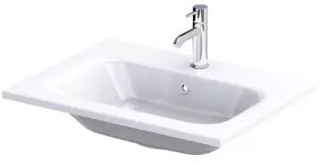 Oristo Are umywalka 61x46 cm prostokątna meblowa biała UME-AR-60-92