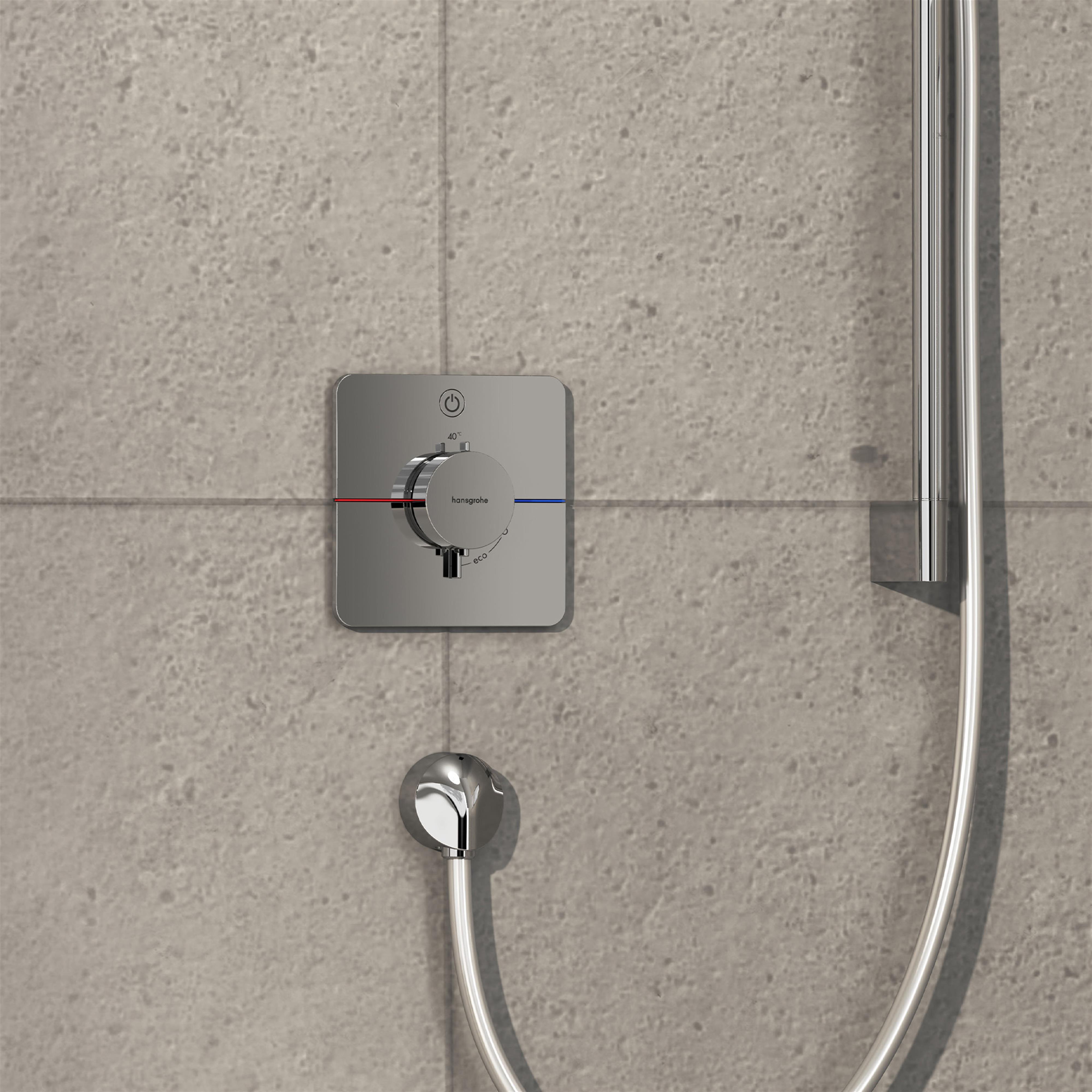 Hansgrohe ShowerSelect Comfort Q bateria prysznicowa podtynkowa termostatyczna chrom 15581000