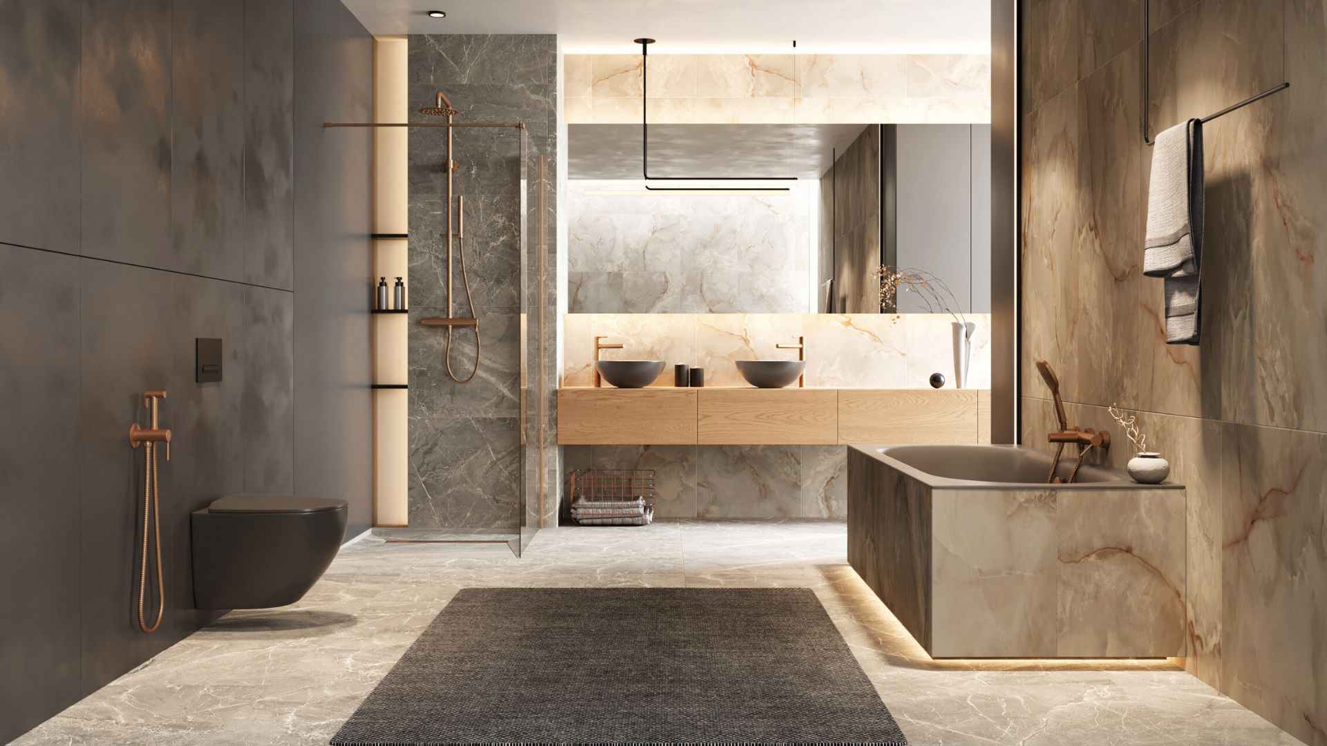 Excellent Luqa deska sedesowa wolnoopadająca grafit mat CEAC.6405.480.GRM