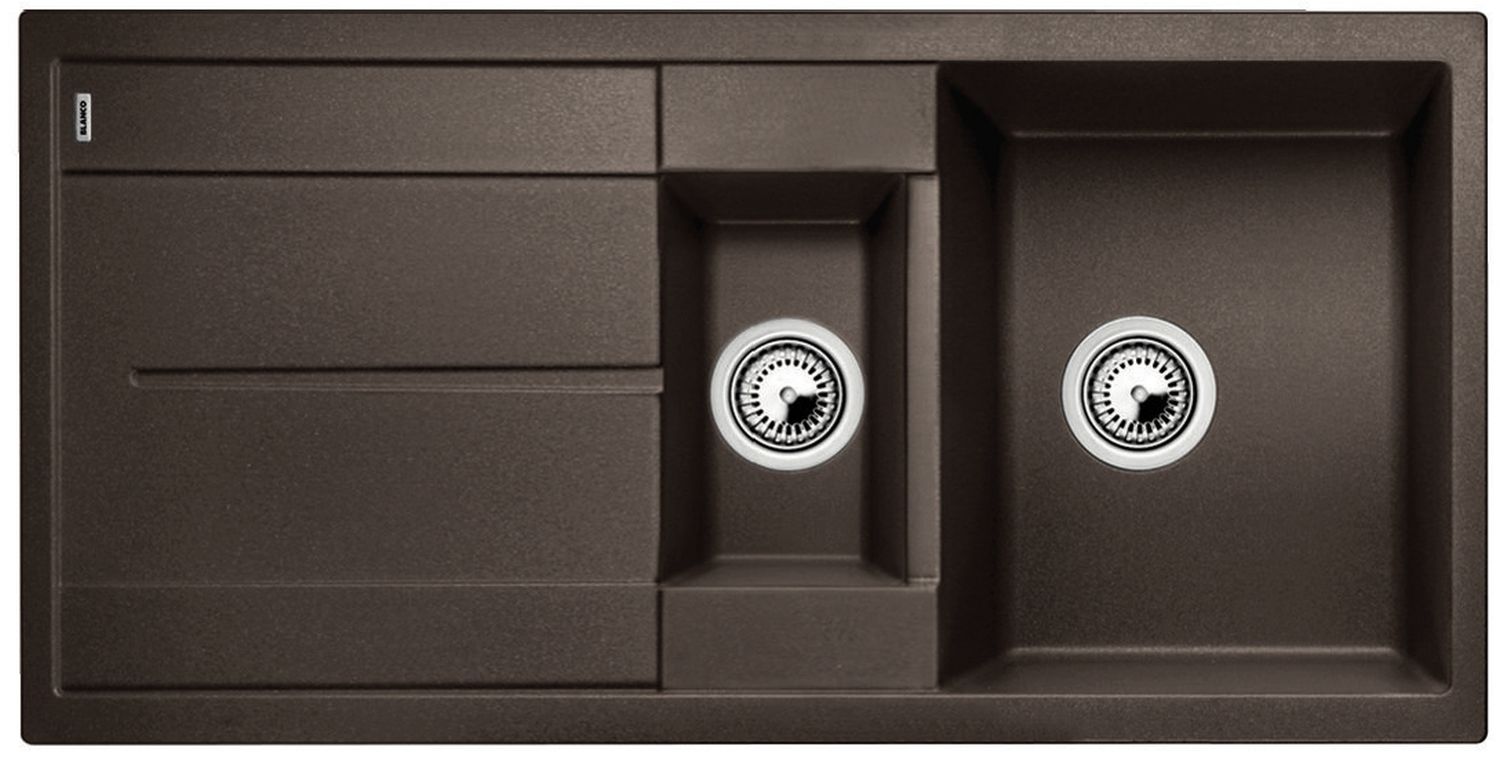 Blanco Metra 6 S zlewozmywak 100x50 cm z Silgranit PuraDur kawowy 515046
