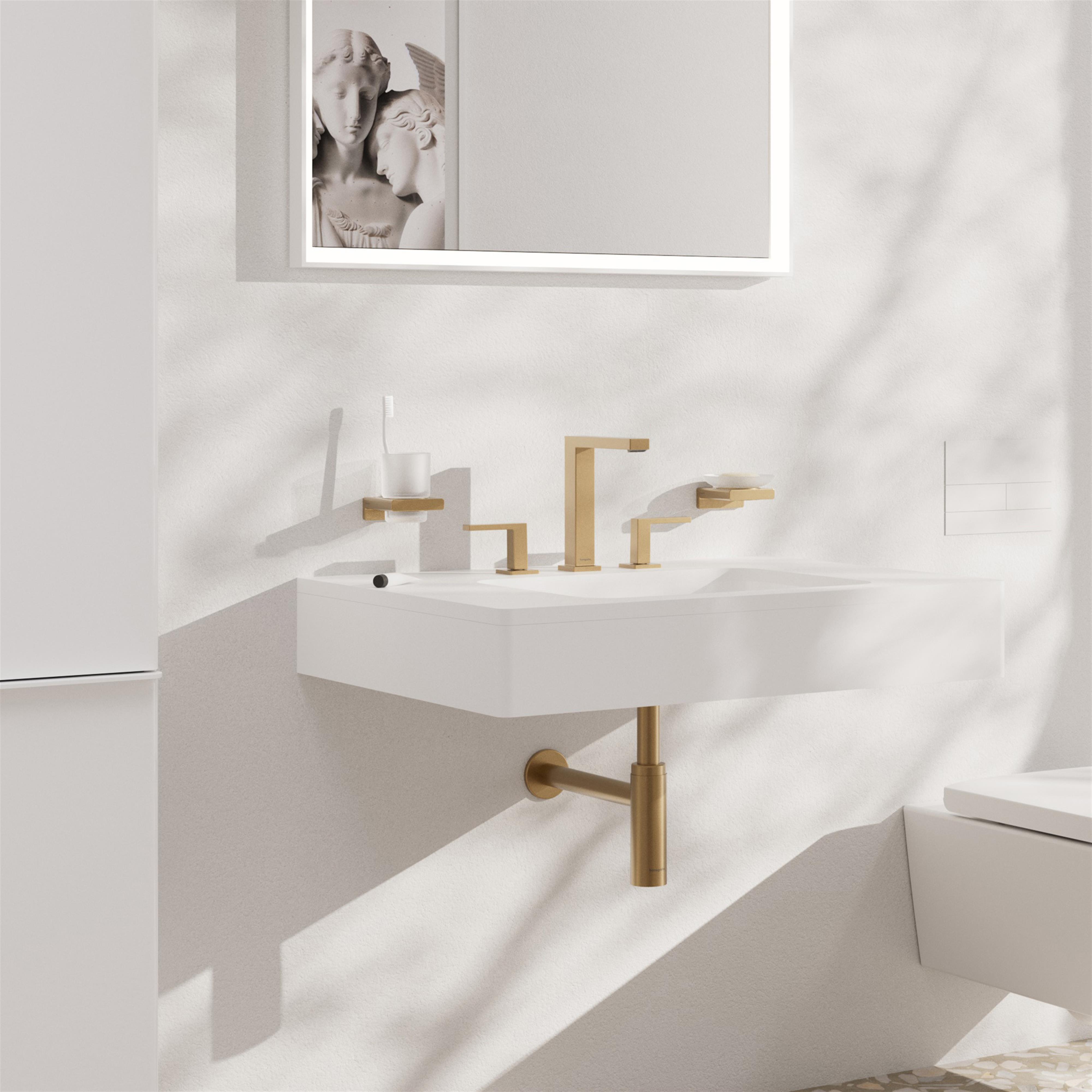 Hansgrohe Tecturis E bateria umywalkowa stojąca brąz szczotkowany 73030140