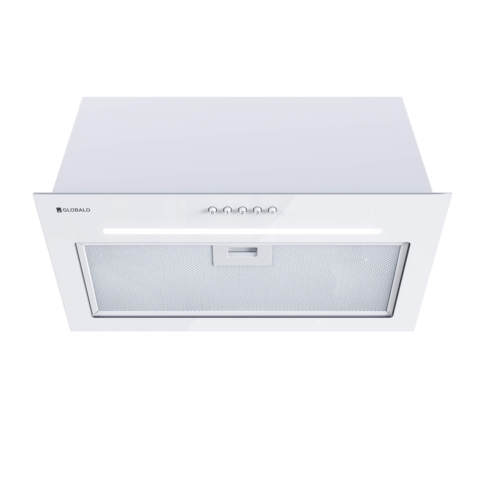 Globalo Design Latapio okap kuchenny 60 cm podszafkowy biały LATAPIO_60_1_WHITE