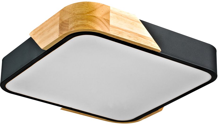 Italux Santer plafon 1x24 W czarny PLF-13187-BK-WO