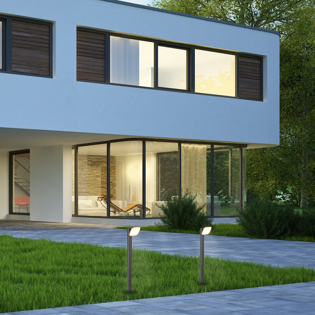 Rabalux Odiel lampa stojąca zewnętrzna 1x12 W czarna 77060