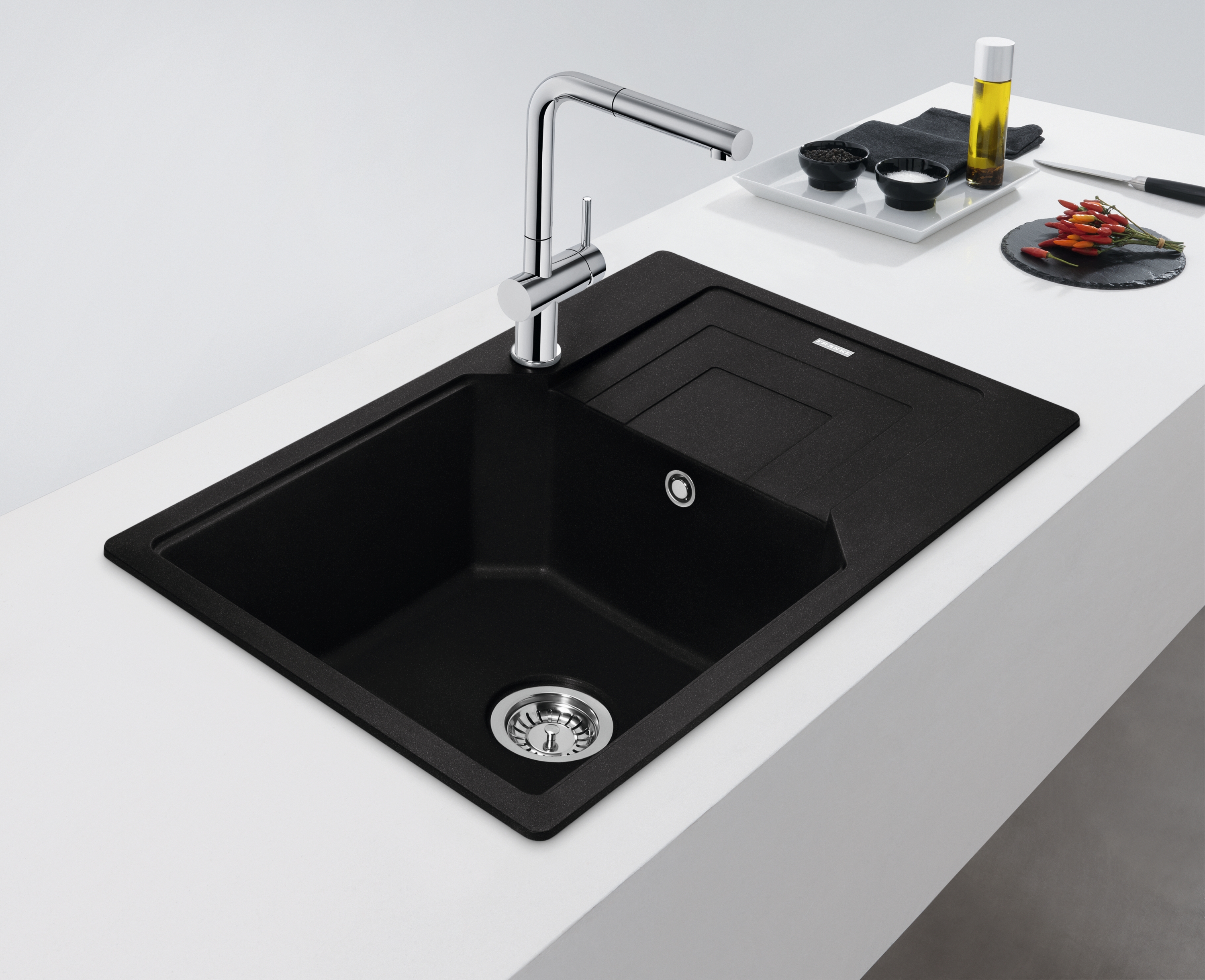 Franke Urban UBG 611-78 XL GSC zlewozmywak 78x50 cm Fragranite onyx 114.0687.278