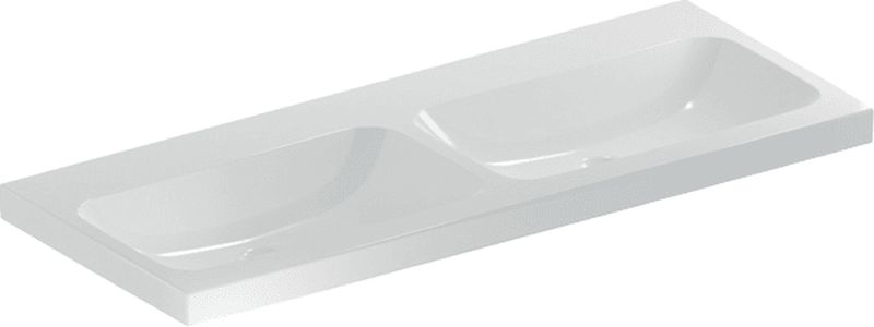 Geberit iCon Light umywalka 120x48 cm meblowa podwójna biała 501.838.00.7