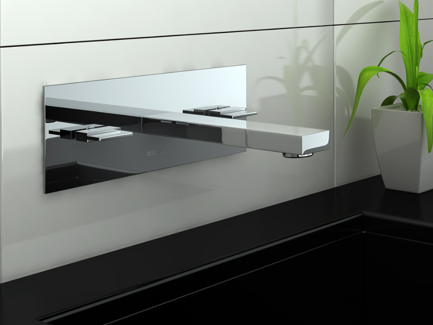 Kohlman Excelent bateria umywalkowa podtynkowa chrom QW198H