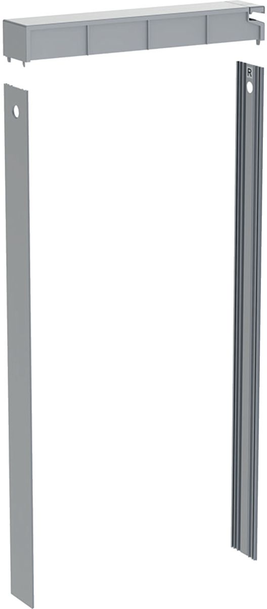 Geberit Monolith zestaw pokrywy i okładziny bocznej do modułu sanitarnego aluminium szczotkowane 131.190.00.1