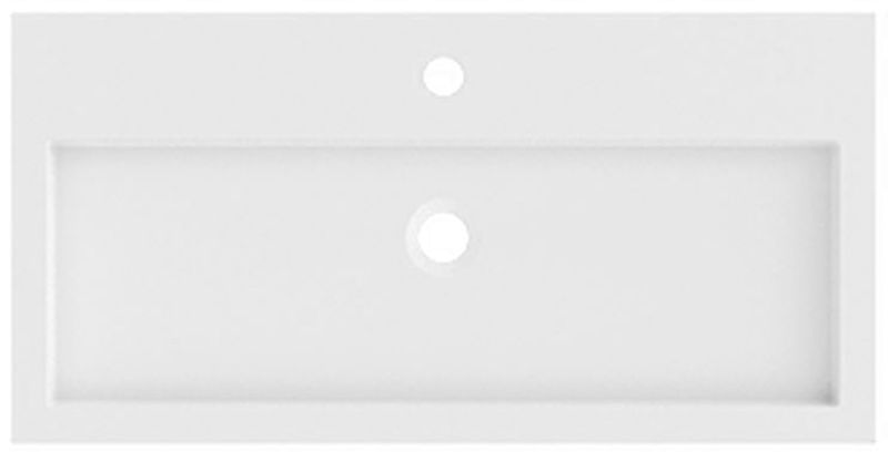 Riho Spring Vow umywalka 80x40 cm prostokątna meblowa biała W004007105
