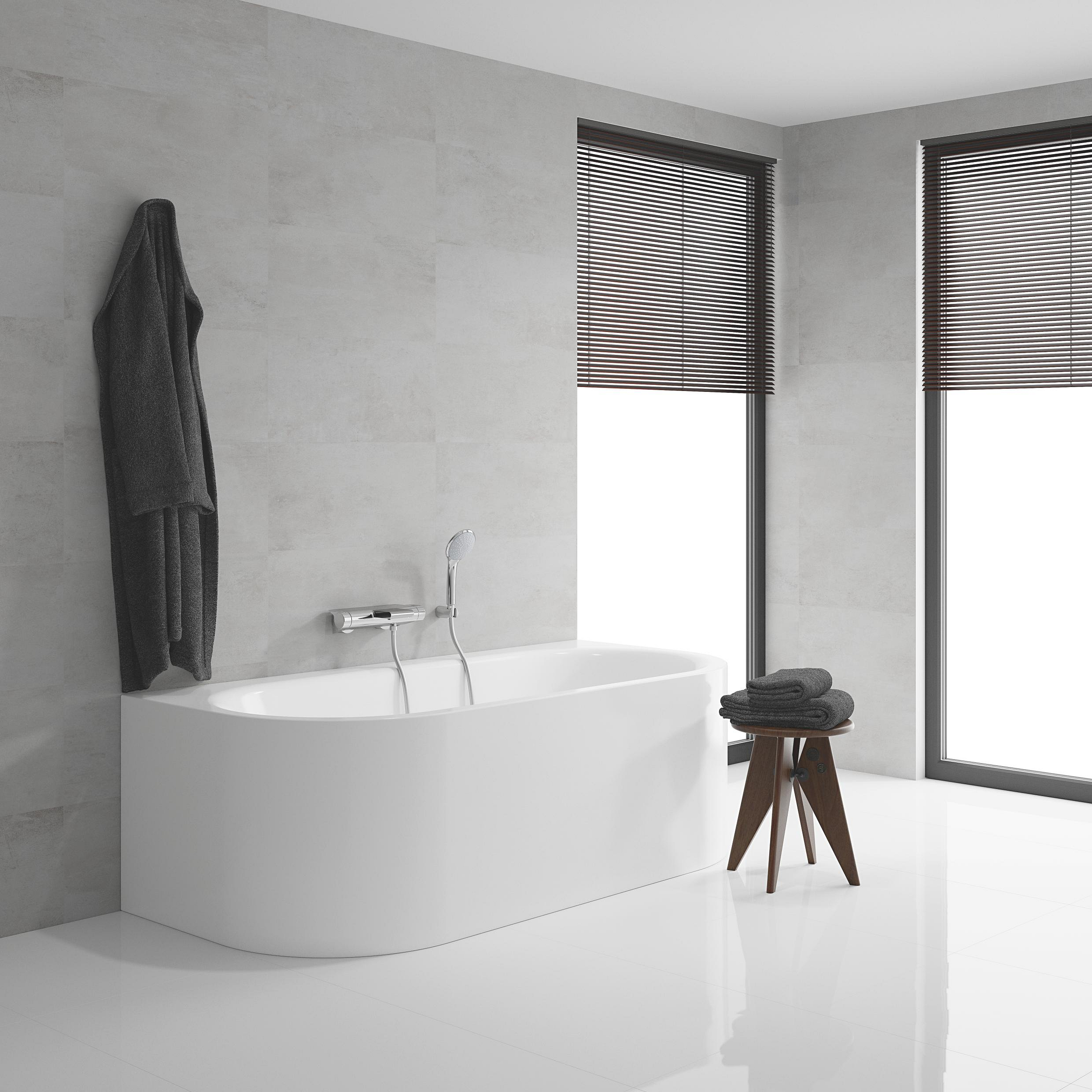 Grohe Grohtherm 2000 bateria wannowo-prysznicowa ścienna termostatyczna StarLight Chrome 34464001 - Wysyłka w 24h