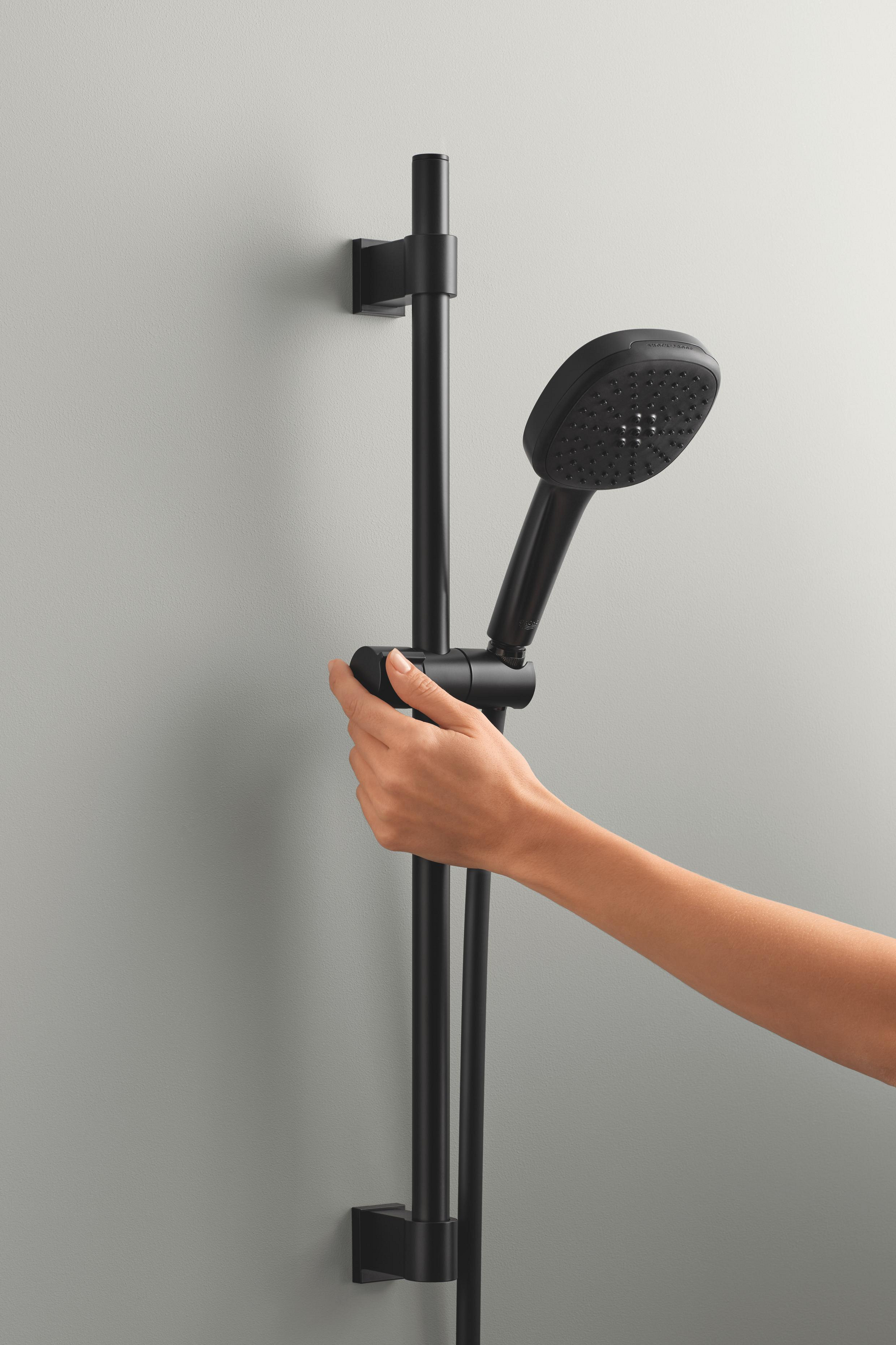 Grohe Vitalio Comfort zestaw prysznicowy ścienny czarny 269302431