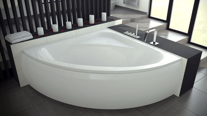 Besco Luksja obudowa do wanny 148 cm biała OAL-150-NS