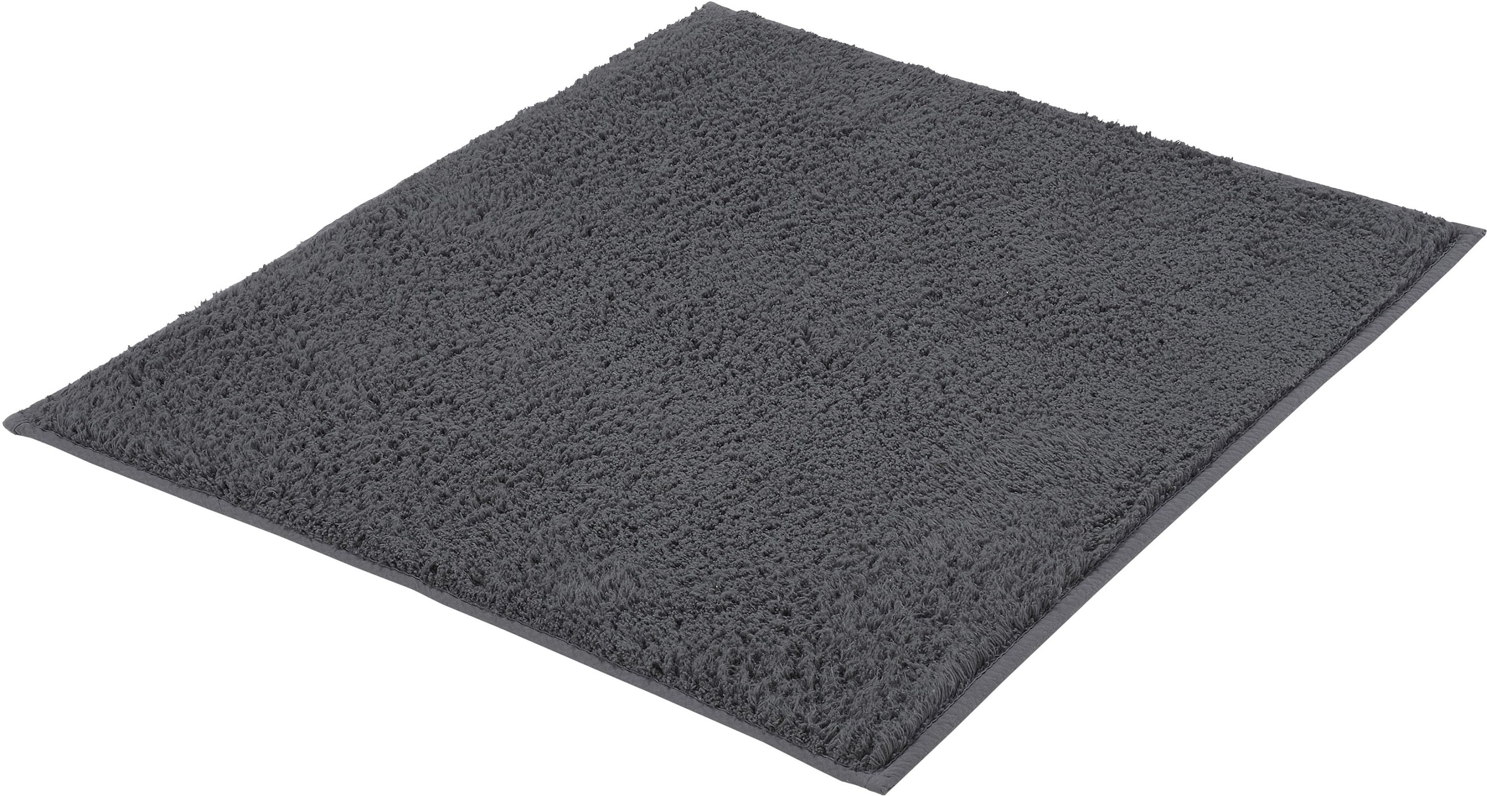 Kleine Wolke Kansas dywanik łazienkowy 65x55 cm prostokątny ciemny szary anthracite 4018905539