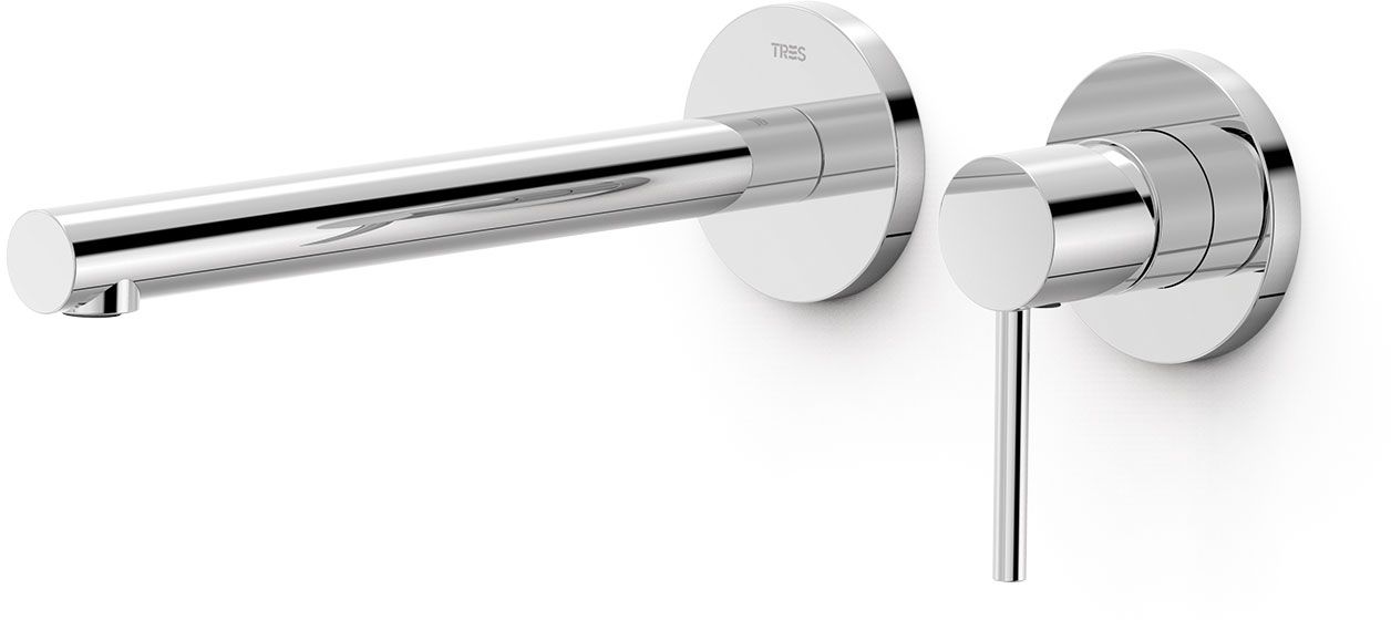 Tres Max-Tres bateria umywalkowa podtynkowa chrom 06230022