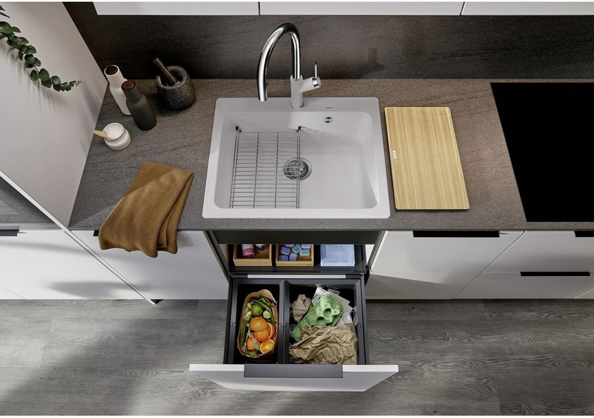 Blanco Naya 6 zlewozmywak 61,5x51 cm z Silgranit PuraDur czarny 525941